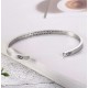 Inspirational Bracelets For Women; Motivational Mantra Bangle; 4MM Friendship Bracelets Personalized Gift With Box